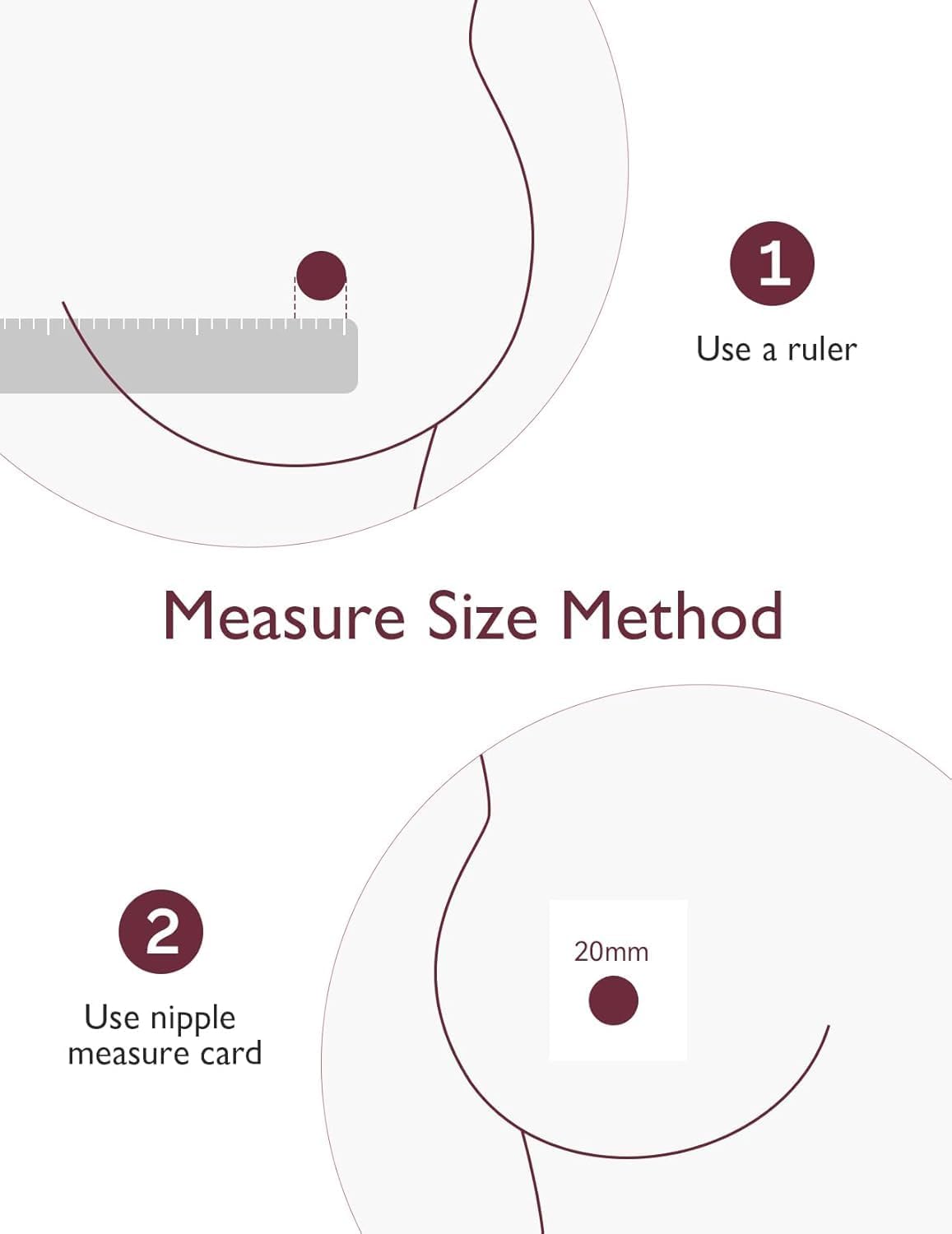 Momcozy Mobile Flow | Adaptador de flange M9 Upgrade 15/17/19/21mm, Acessórios de reposição originais para bomba de amamentação M9, 4 peças (15/17/19/21mm)