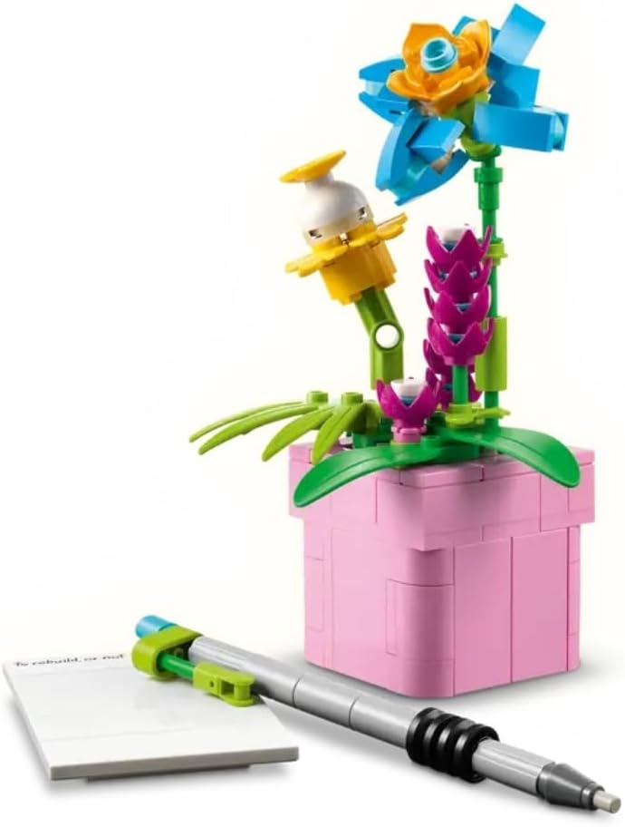 Lego Keytar LEGO Máquina de escrever Creator 3 em 1 com brinquedo de flores - tran ...