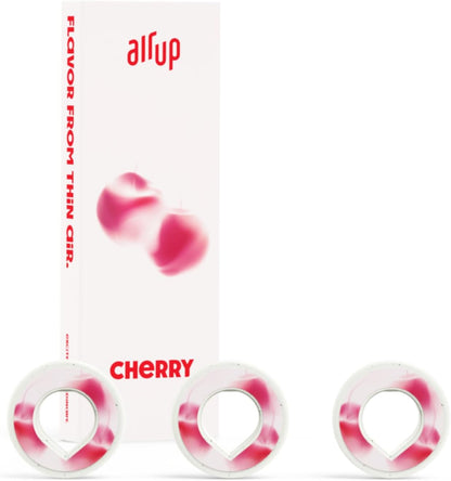 air up® 3 Cápsulas Cereja | Conjunto Degustação de Cápsulas de Sabor para 15 litros de Água sem Açúcar Sabor: Cereja | Para garrafa air up® original