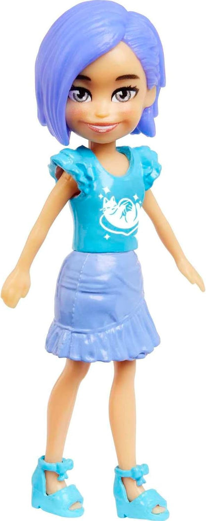 Polly Pocket Conjunto de gatinhos para armário giratório estilo carrossel