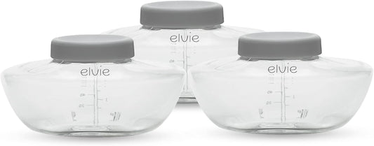 Elvie  Pump - Frascos de Armazenamento de Leite Materno - Kit com 3