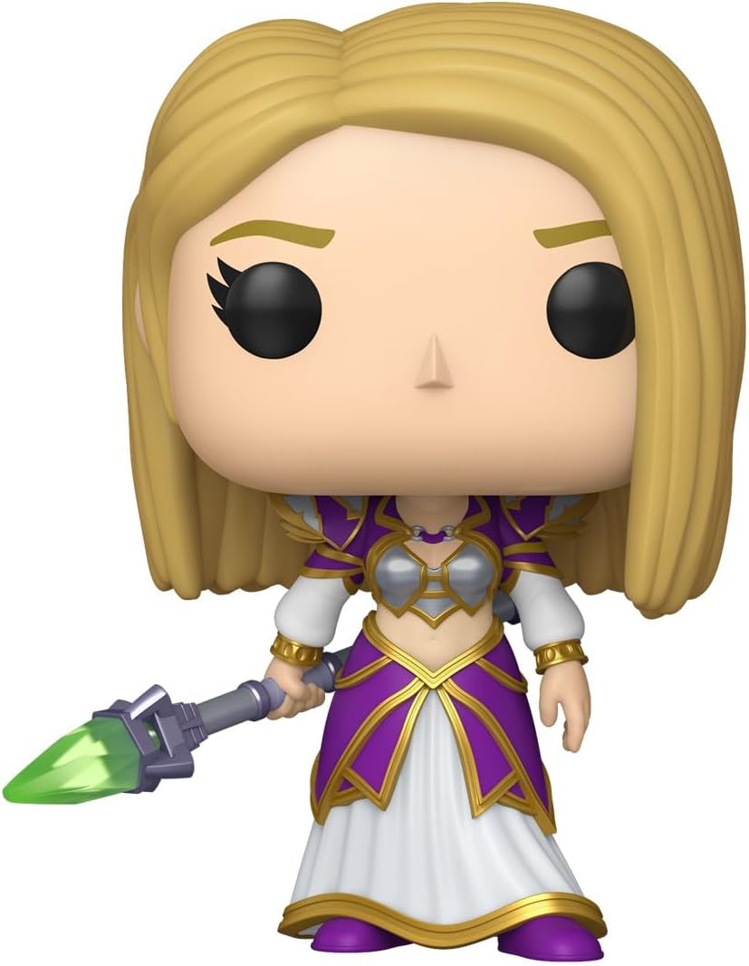 Funko Pop! Games: World of Warcraft - Jaina Proudmoore - Figura de vinil colecionável - Ideia para presente - Produtos oficiais - Brinquedos para crianças e adultos - Fãs de videogames - Figura modelo para colecionadores