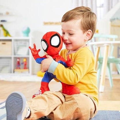 Homem-Aranha e seus amigos incríveis - Brinquedo de pelúcia interativo Marvel Dance 'N Crawl do Homem-Aranha
