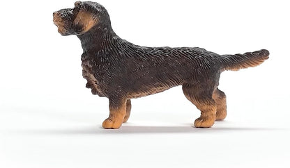 Schleich 13972 FARM WORLD Boneco Dachshund de Pelo Duro para maiores de 3 anos, Preto
