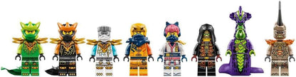 LEGO NINJAGO The Dragon of Life - Ninja Toy w/a Dragon Figure, Mini Monster Mech, 8 Minifigures and Swords - Birthday Gift for 8+ Year Old Boys & Fans - 71859