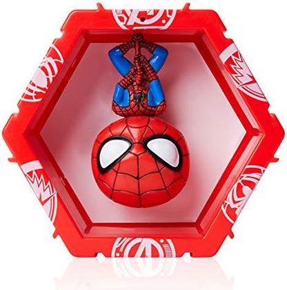 WOW! PODS Coleção Vingadores - Homem-Aranha | Figura de Super-Herói com Cabeça Oscilante e Luzes | Brinquedos, Colecionáveis e Presentes Oficiais da Marvel