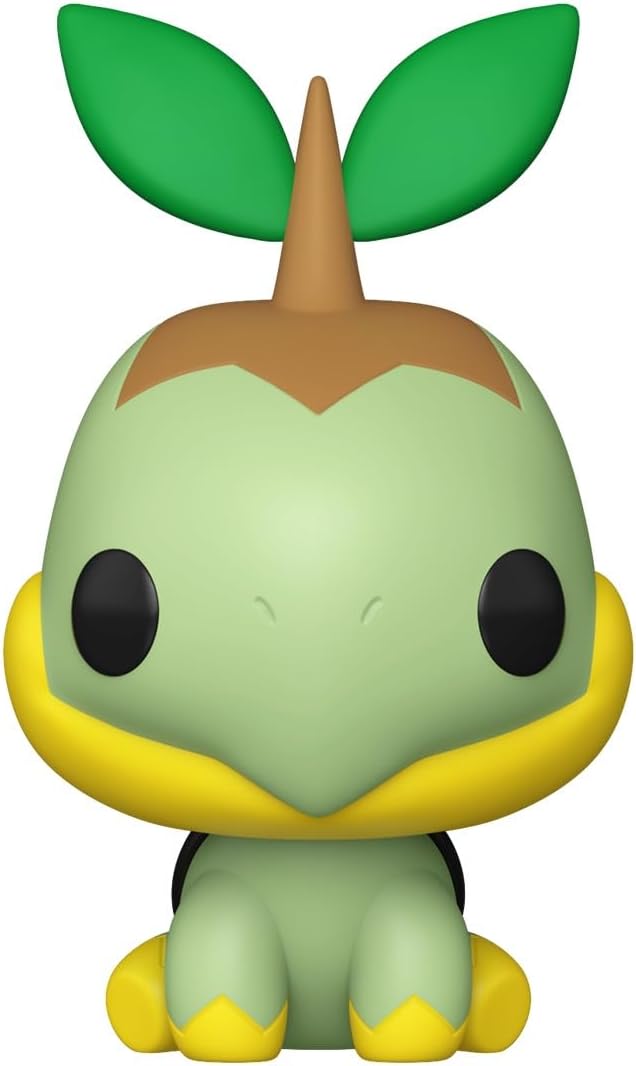 Funko Pop! Games: Pokémon - Turtwig - Figura de vinil colecionável - Ideia para presente - Produtos oficiais - Brinquedos para crianças e adultos - Fãs de videogames - Figura modelo para colecionadores e exposição