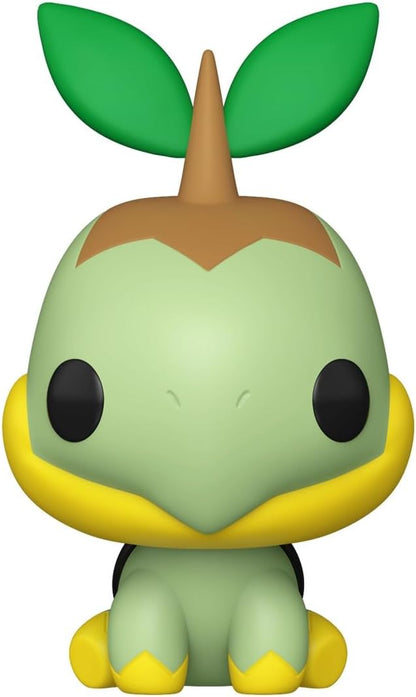 Funko Pop! Games: Pokémon - Turtwig - Figura de vinil colecionável - Ideia para presente - Produtos oficiais - Brinquedos para crianças e adultos - Fãs de videogames - Figura modelo para colecionadores e exposição