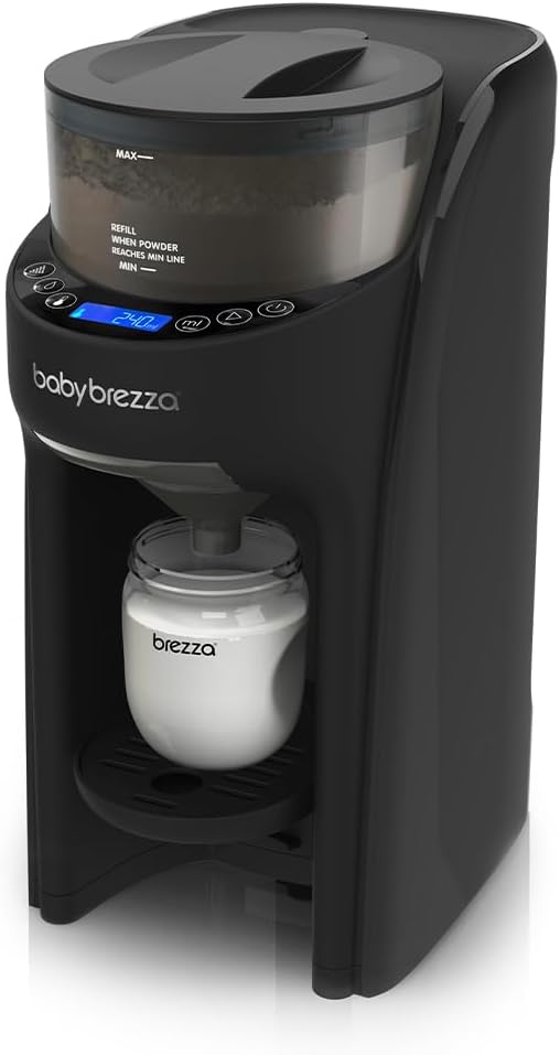 Fórmula avanzada Baby Brezza Pro - Negro | Mezcla y calienta la fórmula con solo presionar un botón - 220W