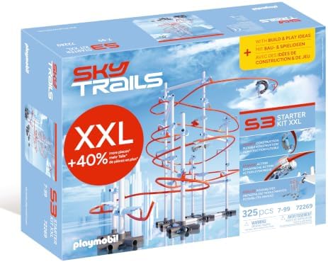 Playmobil | SkyTrails | Sky Trails: Kit Inicial XXL | Grande conjunto de montagem de pista com grande quantidade de componentes, acessórios e elementos de ação | Para crianças a partir de 7 anos | 72269