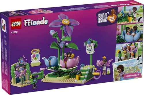 LEGO Friends Brinquedo Xícara de Chá Giratória com Flor e Fada - Inclui 3 Mini Bonecas, Cabine de Selfie e Acessórios - Ideia de Presente de Aniversário para Meninas a partir de 7 Anos - 42702