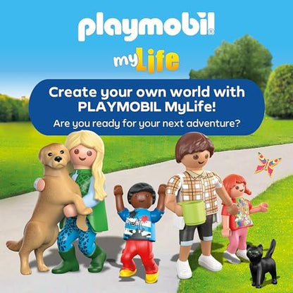 Playmobil | My Life | Arena de Futebol | Campo com Mecanismo de Chute e 2 Gols | Brinquedo de Futebol para Crianças a partir de 4 Anos | 72056