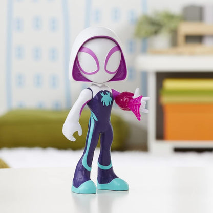 Homem-Aranha e seus amigos incríveis - Figura de ação gigante do Homem-Aranha Fantasma da Hasbro Marvel, brinquedo de super-herói para pré-escola, crianças a partir de 3 anos, multicolorida