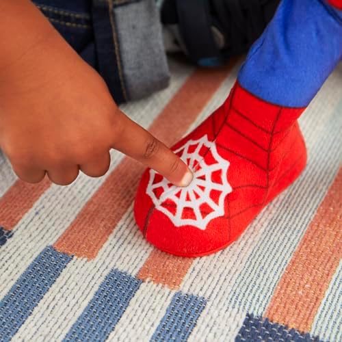 Homem-Aranha e seus Incríveis Amigos Marvel Dança e Rasteja - Brinquedo de Pelúcia Interativo com Sons, Brinquedo Falante do Homem-Aranha para Crianças