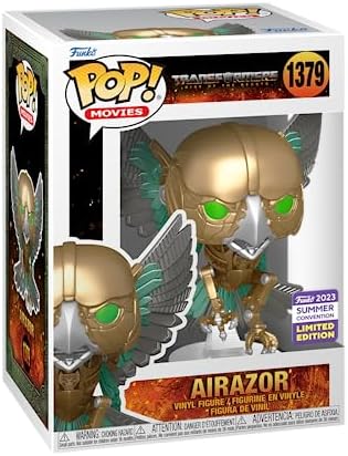 Funko Pop! Vinyl: Transformers: A Ascensão das Feras - Air Razor - Exclusivo da Amazon - Figura de Vinil Colecionável - Ideia de Presente - Produto Oficial - Brinquedos para Crianças e Adultos - Fãs de Filmes