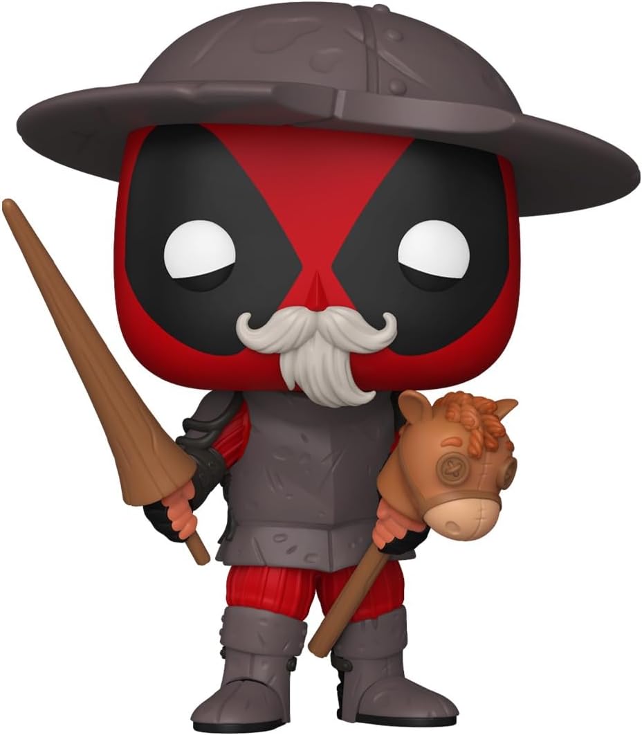 Funko Pop! Plus: Clássicos Literários de Deadpool – Deadpool Dom Quixote - Figura de Vinil Colecionável - Ideia de Presente - Produtos Oficiais - Brinquedos para Crianças e Adultos - Fãs de Quadrinhos