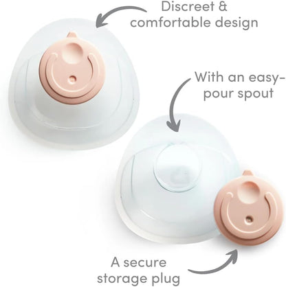 Munchkin Bomba tira-leite de silicone | Bomba manual para amamentação com capacidade para até 120 ml de leite | Design ergonômico e fácil de usar | Artigos essenciais para amamentação e bebê