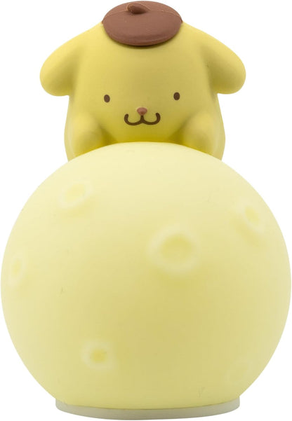 YuMe Hello Kitty & Friends Little Moon Light – Abajur Pompompurin para Crianças a partir de 3 Anos | 11cm | Colecionável Kawaii para o Quarto de Crianças ou Fãs | Presente Oficial da Sanrio