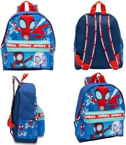 Mochila Infantil Marvel Homem-Aranha e Seus Incríveis Amigos - Mochila Escolar para Meninos e Meninas