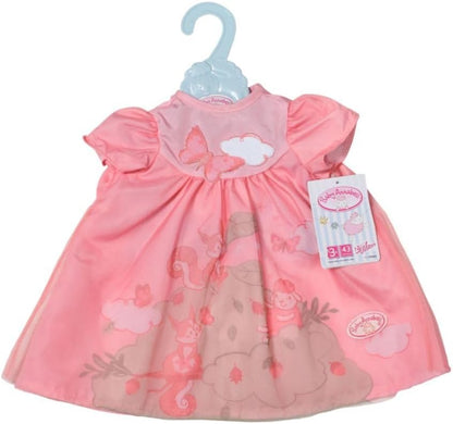 Baby Annabell Vestido rosa 709603 - Roupas e acessórios para bonecas de até 43 cm - Inclui vestido e cabide - Indicado para crianças a partir de 3 anos