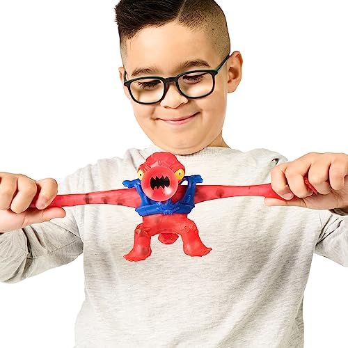 Heróis de Goo Jit Zu Deep Goo Sea Squidor Hero Pack. Brinquedo super macio e cheio de gosma. Com função de ataque por sucção. Estique-o até 3 vezes o seu tamanho!