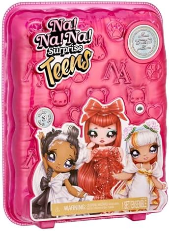 Na Na Na Surprise Teens Series 3 - QUEENIE FEATHER - 11"/28 cm modepop met zacht, beweegbaar lichaam - Inclusief pauwgeïnspireerde outfit and accessories - Geweldig cadeau for kids vanaf 5 ano