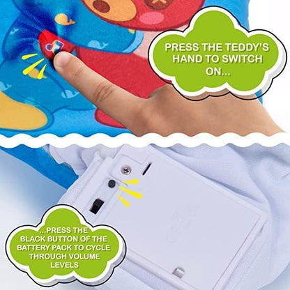 UAU! COISAS CoComelon Toys JJ Musical Sleep Soother | Brinquedo de aprendizagem pré-escolar que toca 6 músicas para dormir e luz noturna | para crianças pequenas, meninas e meninos | Idades 2, 3, 4 e 5