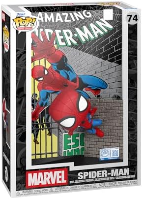 Funko Pop! Capa de Quadrinhos: Marvel - Homem-Aranha '65 - Marvel Comics - Figura Colecionável de Vinil - Ideia de Presente - Produto Oficial - Brinquedos para Crianças e Adultos - Fãs de Super-Heróis - Figura para Colecionadores