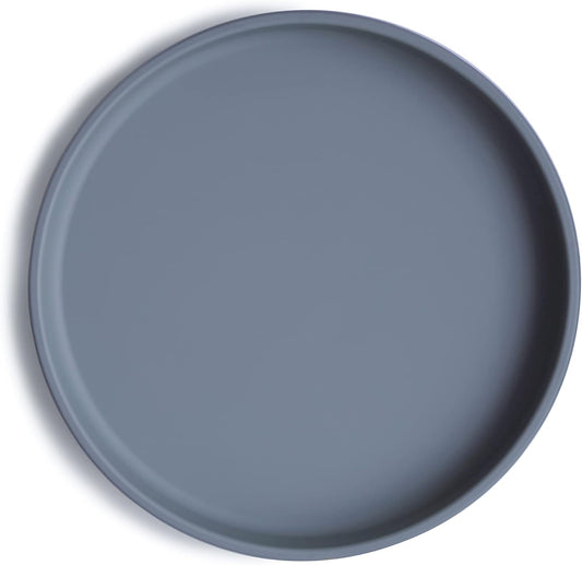 Mushie Prato de silicone antiderrapante com ventosa Classic para bebês e crianças pequenas | Silicone de qualidade alimentar | Pode ser lavado na lava-louças e usado no micro-ondas (Tradewinds)