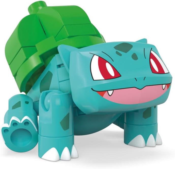 Mega Brands Pokémon Construx em Pokébola – Séries Evergreen e Generations (Bulbasaur)