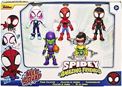 Figuras do Homem-Aranha e Seus Incríveis Amigos da Marvel Web Squad