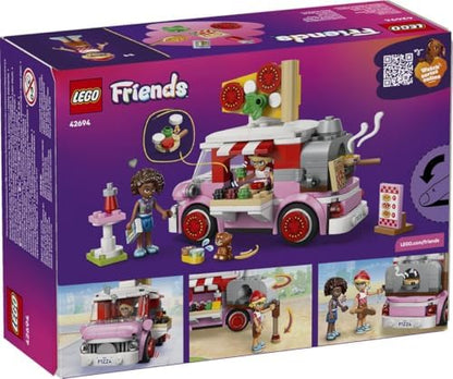 Caminhão de Pizza LEGO Friends - Conjunto de Interpretação de Papéis com 2 Mini Bonecas, Figura de Cachorro e Acessórios de Comida de Brinquedo - Ideia de Presente de Aniversário para Meninas a partir de 6 Anos - 42694