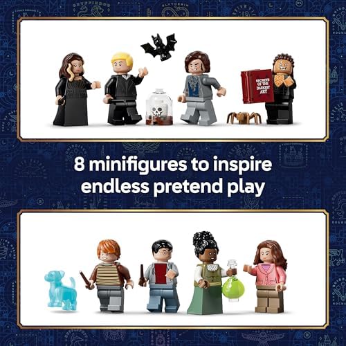 LEGO Harry Potter Beco Diagonal Lojas Mágicas - Kit de Modelo em Miniatura com 8 Minifiguras e Patrono Colecionável - Decoração para Quarto Infantil - Presente para Meninas, Meninos e Fãs a partir de 8 Anos - 76471