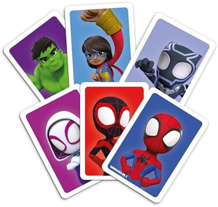 Jogo de Tabuleiro Top Trumps Homem-Aranha e Amigos: Divirta-se com seus personagens favoritos, incluindo Dr. Octopus e Spider-Gwen. Um jogo de tabuleiro de viagem, perfeito para meninos e meninas a partir de 4 anos.