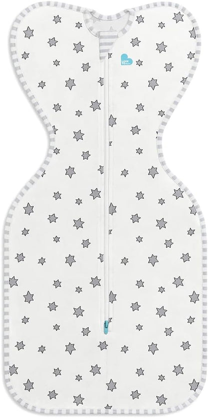 Love To Dream™ Swaddle UP™, Médio 6–8,5 kg – Creme | Ajuste perfeito, promove uma rotina de sono saudável | 0,2 Tog Ideal para primavera e verão (24–27 °C) | Viscose lavável à máquina e com zíper duplo