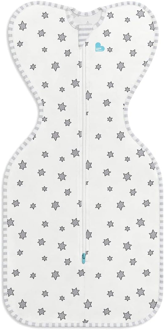 Love To Dream™ Swaddle UP™, Médio 6–8,5 kg – Creme | Ajuste perfeito, promove uma rotina de sono saudável | 0,2 Tog Ideal para primavera e verão (24–27 °C) | Viscose lavável à máquina e com zíper duplo