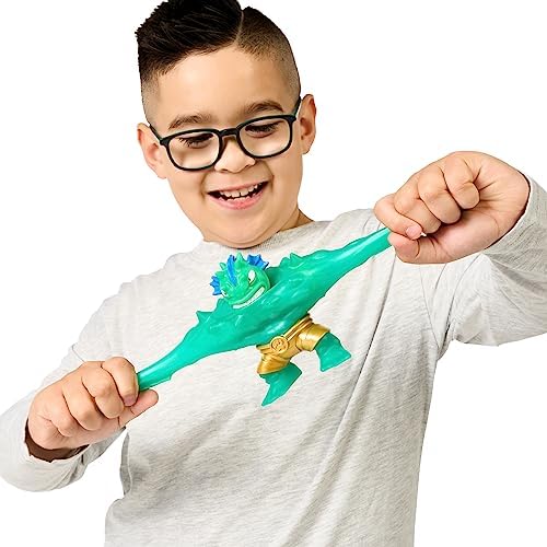 Heróis do Goo Jit Zu Deep Goo Sea Foogoo Hero Pack. Brinquedo super gosmento e cheio de gosma. Com recurso de ataque de cabeçada. Estique-o 3 vezes o seu tamanho!