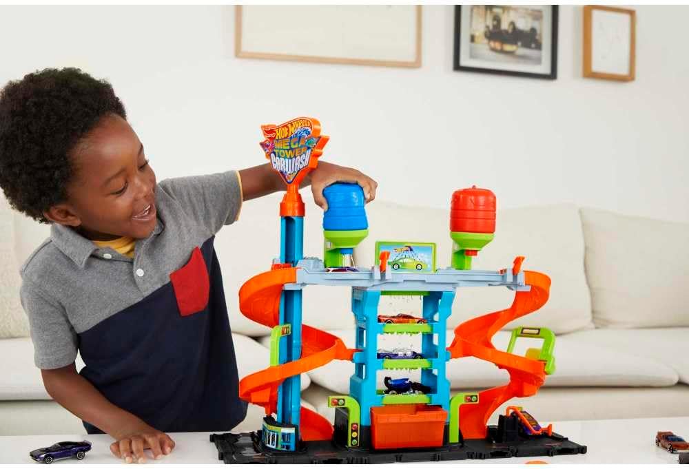 Hot Wheels Conjunto  City Mega Lava-Rápido Color Shifters com 1 carrinho