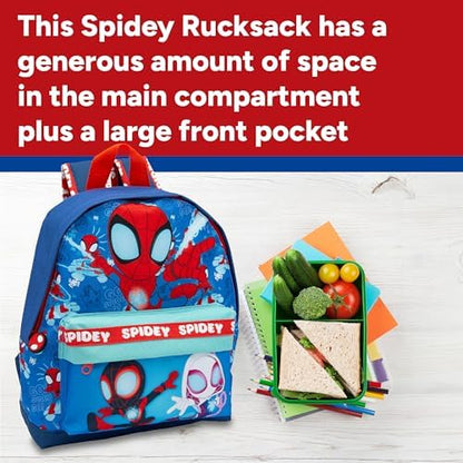 Mochila Infantil Marvel Homem-Aranha e Seus Incríveis Amigos - Mochila Escolar para Meninos e Meninas