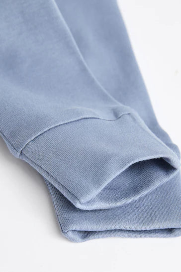 |BabyBoy| Pacote De 3 Macacões De Algodão Para Bebê - Cinza / Azul (0-2 anos)