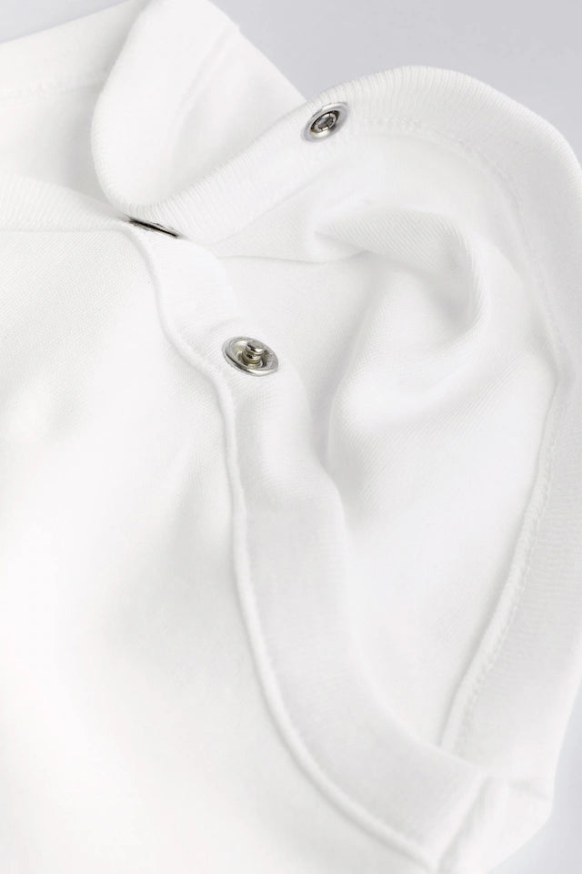 |BabyGirl| Macacões colete branco para bebê com 7 unidades (0 meses a 3 anos)