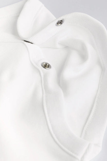 |BabyGirl| Macacões colete branco para bebê com 7 unidades (0 meses a 3 anos)