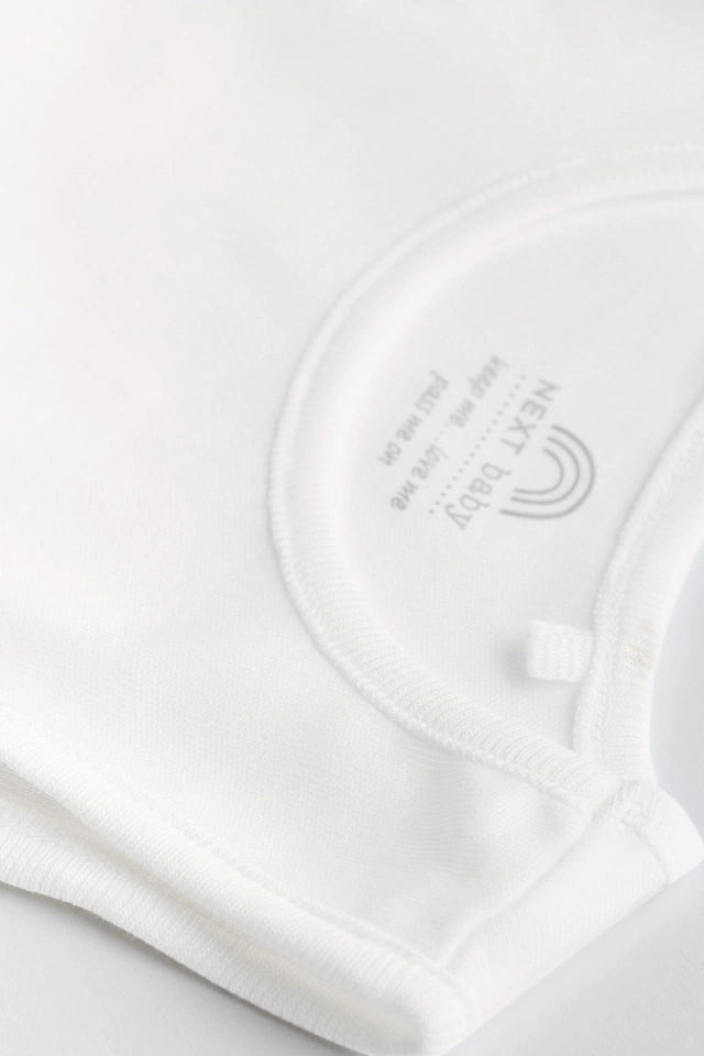 |BabyGirl| Macacões colete branco para bebê com 7 unidades (0 meses a 3 anos)