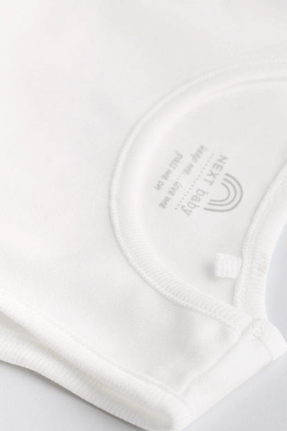 |BabyGirl| Macacões colete branco para bebê com 7 unidades (0 meses a 3 anos)