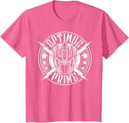 T-shirt Transformers Optimus Prime Vintage Rock Lightning Logo