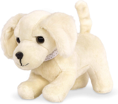 Cachorro Golden Retriever Our Generation – Peluche de cão de estimação articulado para bonecas de 45 cm – Brinquedo macio para cachorros com coleira