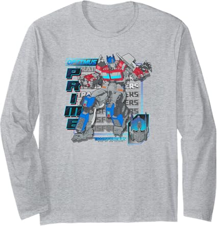 T-shirt de manga comprida Transformers: The Rise of the Beasts Optimus Prime Epic Showcase