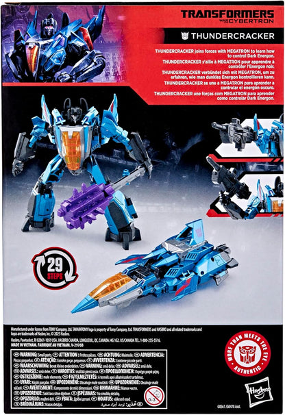Figura de ação Transformers Studio Series Voyager Class War for Cybertron Thundercracker