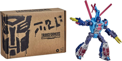 Transformers Generations Selects WFC-GS19 Rotorstorm, Figura de Colecionador Classe Deluxe de War for Cybertron, 14 cm