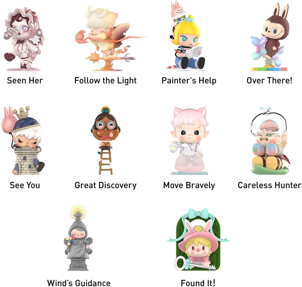 POP MART Finding MOKOKO Series Figuras 1 Caixa Design Premium Presentes para Mulheres Fã-Favorito Colecionável Chic Art Toy Figura de Ação